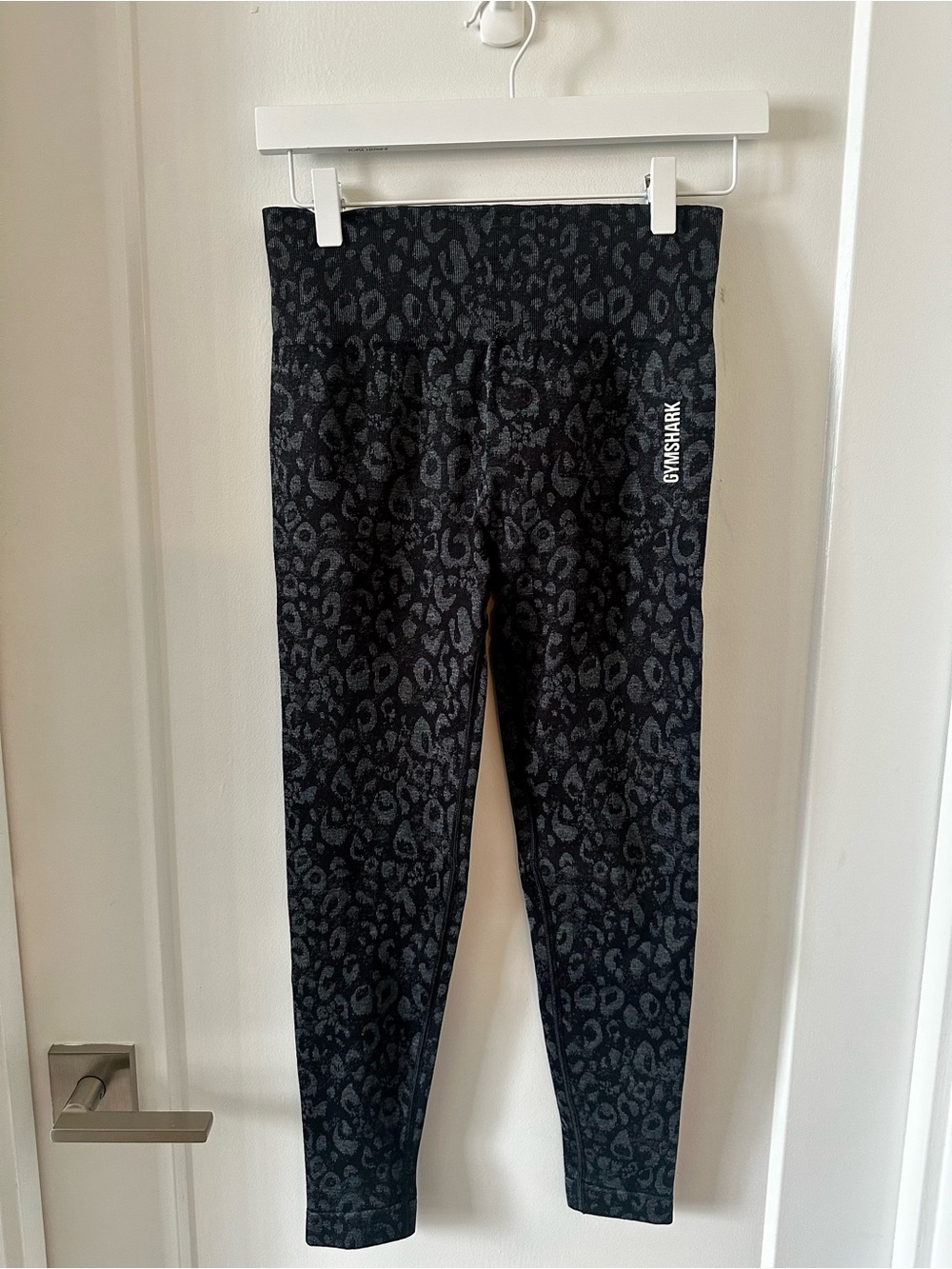 Gymshark Black Leopard Print High-Rise Leggings
